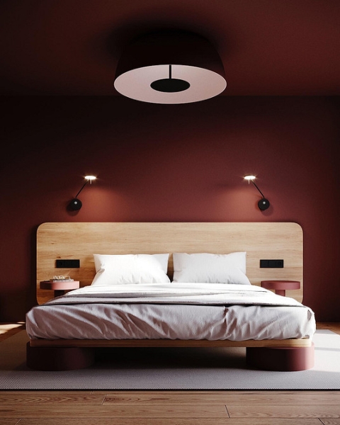 Елегантне велике узголів'я ліжка в класичному стилі