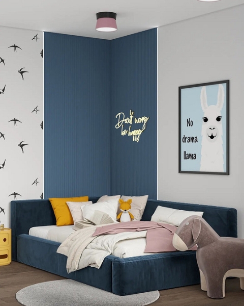 М'яке ліжко: світлі відтінки М'яке ліжко в світлій спальні