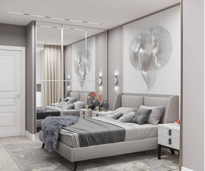 Текстиль В Дизайні Ліжка Ліжко-подіум з текстильною оббивкою