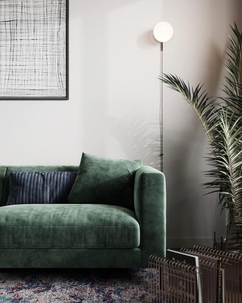 Зелений Диван В Інтер'Єрі: Вибір Відтінку Та Ідеї Поєднання 5 - Ліжка Та Матраци Зеленый диван в интерьере: какой выбрать и с чем сочетать (105 фото)