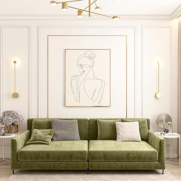 Зелений Диван В Інтер'Єрі: Вибір Відтінку Та Ідеї Поєднання 20 - Ліжка Та Матраци Зеленый диван в интерьере: какой выбрать и с чем сочетать (105 фото)