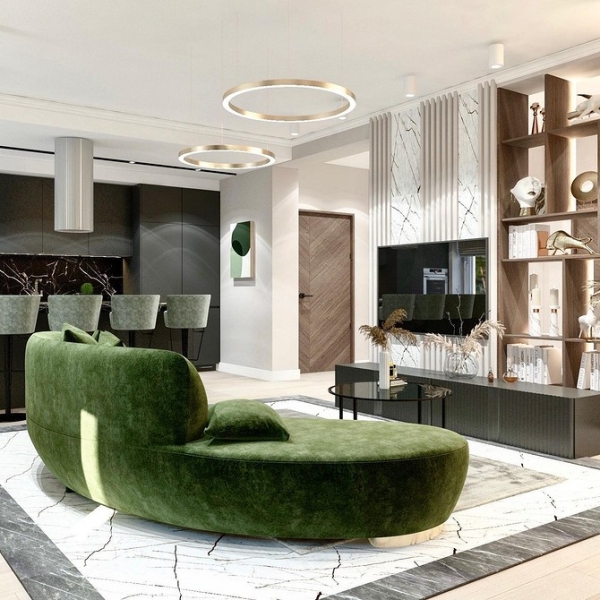 Зелений Диван В Інтер'Єрі: Вибір Відтінку Та Ідеї Поєднання 16 - Ліжка Та Матраци Зеленый диван в интерьере: какой выбрать и с чем сочетать (105 фото)