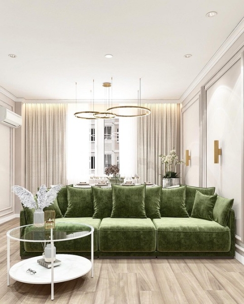 Зелений Диван В Інтер'Єрі: Вибір Відтінку Та Ідеї Поєднання 19 - Ліжка Та Матраци Зеленый диван в интерьере: какой выбрать и с чем сочетать (105 фото)