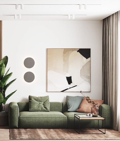 Зелений Диван В Інтер'Єрі: Вибір Відтінку Та Ідеї Поєднання 22 - Ліжка Та Матраци Зеленый диван в интерьере: какой выбрать и с чем сочетать (105 фото)