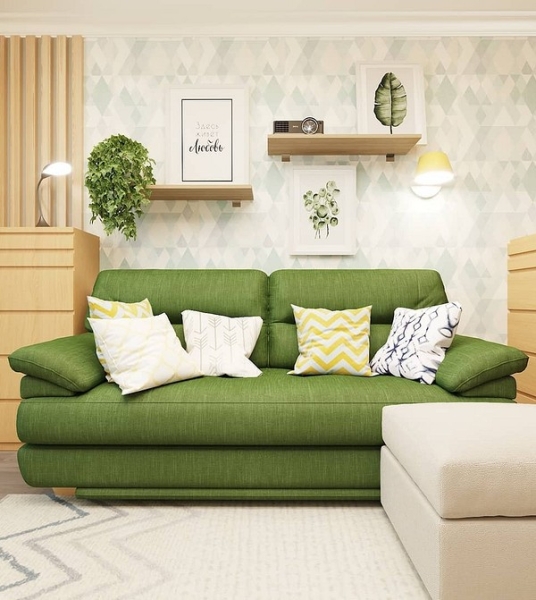 Зелений Диван В Інтер'Єрі: Вибір Відтінку Та Ідеї Поєднання 31 - Ліжка Та Матраци Зеленый диван в интерьере: какой выбрать и с чем сочетать (105 фото)
