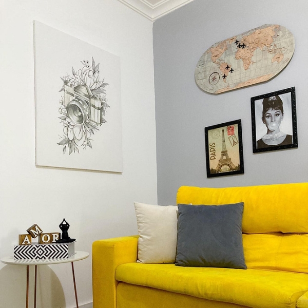 Жовтий диван в інтер'єрі: поради щодо вибору та 100 красивих фотоприкладів