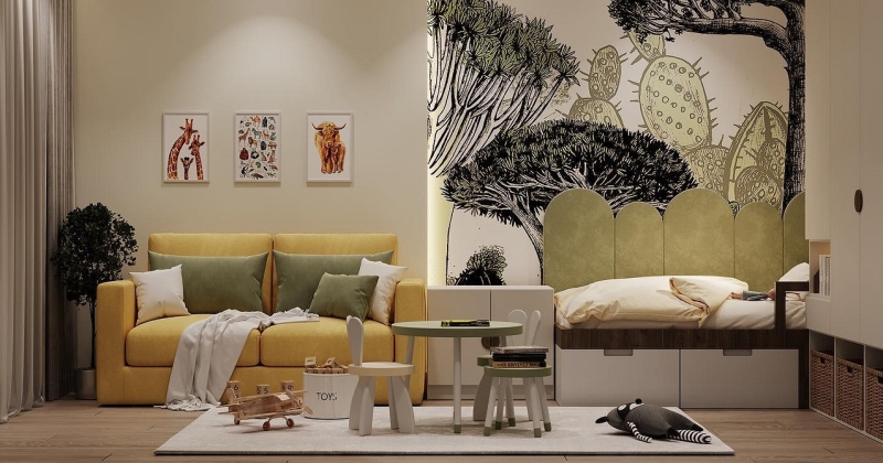 Жовтий диван в інтер'єрі: поради щодо вибору та 100 красивих фотоприкладів