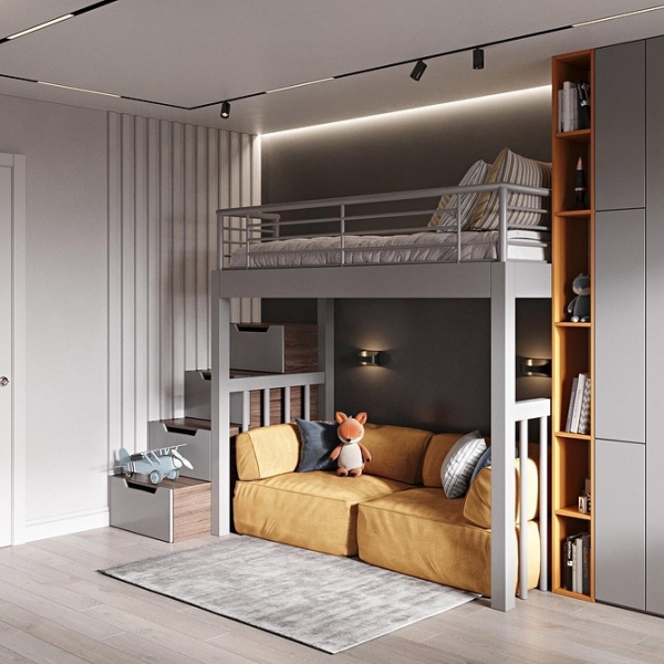 Як Вибрати Жовтий Диван Для Вашого Інтер'Єру: Корисні Поради! 31 - Ліжка Та Матраци Жовтий диван в інтер'єрі: поради щодо вибору та 100 красивих фотоприкладів