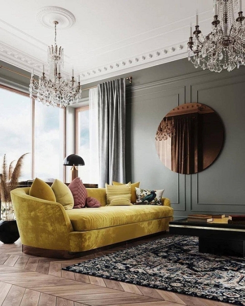 Жовтий Диван В Інтер'Єрі: Стильні Поєднання Та Ідеї 2024 4 - Ліжка Та Матраци Желтый диван в интерьере: советы по выбору и 100 красивых фотопримеров