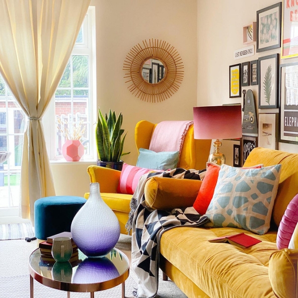 Жовтий Диван В Інтер'Єрі: Стильні Поєднання Та Ідеї 2024 22 - Ліжка Та Матраци Желтый диван в интерьере: советы по выбору и 100 красивых фотопримеров